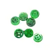 Fivela de Dinheiro Fina Verde Seco de Jadeíta Contas Espalhadas Verde Yang Fivela Segura Acessórios Espalhados para DIY Pulseira de Contas Espaçador Pingente de Carro