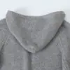 Ins estilo europeo y americano transfronterizo 2026 nueva moda elegante Amazon ropa de mujer al por mayor cárdigan con capucha y cremallera para el día a día