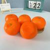 Fábrica fuente frutas y verduras de alta simulación al por mayor modelo de naranja falsa naranja decoración del hogar accesorios de fotografía
