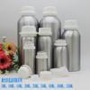 1kg 1250ml tapa pulida antirrobo botella de aluminio redonda plateada materia prima química aceite esencial tapa antirrobo sello a prueba de fugas