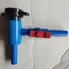 Spray de Água Três Vias Integrado Bomba de Água de 2 polegadas Conector Rápido Cabeça Suspensa Azul para Uso Agrícola, Doméstico e Outros Fins