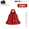 Metal Pintado Sino de Trompa Aberta Pingente de Árvore de Natal Acessórios DIY Sino de Vento Manual Relógio Decoração de Sino de Natal