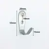 Gancho para Colgar Ropa de Acero Inoxidable 304 Gancho a Prueba de Viento Gancho Pasante para Tubo Gancho de Almacenamiento para Cocina Anillo Colgante para Tubo Redondo Gancho en S