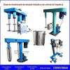 Máquina dispersora de alta velocidade para tinta látex máquina dispersora hidráulica para tinta máquina emulsificadora com elevação misturador de resina 11kw