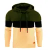 Suéter jacquard de manga larga con capucha para hombre, chaqueta con capucha de color cálido, estilo europeo y americano, para otoño e invierno
