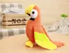 Muñeco de peluche de loro de simulación lindo pájaro Ragdoll muñeca para lanzar en bodas regalo de cumpleaños para niños femenino