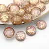 Cuentas de Resina de 16 mm Cielo Estrellado de Sirena con Purpurina Fina Cuentas Sueltas Cuentas de Ojo de Gato Imitación Cadena de Teléfono Móvil DIY Accesorios de Joyería