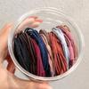 Diadema Simple Gruesa de Alta Elasticidad Sin Costuras Adorno para la Cabeza Accesorios para el Cabello Banda de Cuero Ins Cabeza Estudiante Alto Valor Super Hada