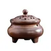 Estufa de Incienso Cerámica Vintage para el Hogar Interior Estufa de Incienso en Barra de Sándalo Estilo Zen Chino Decoración de Mesa de Té Adornos de Incienso en Sello