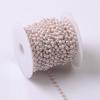 Cadena de cobre con perlas hecha a mano, accesorios para el cabello, pendientes, cadena de cuentas, borla, accesorios antiguos para el cabello