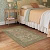 Alfombra con diseño retro francés para sala de estar, dormitorio, manta antideslizante para mesita de noche, fácil de cuidar, para sofá, mesa de centro, alfombra para suelo