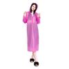 Impermeable Eva Grueso No Desechable Portátil Adulto Hombres y Mujeres Viaje Exterior Impermeable Poncho Largo de Cuerpo Completo