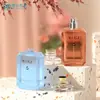 En Stock Nuevo Modelo Botella de Perfume de 50 ml Cuadrada Plana con Esquinas Cortadas, Botella de Vidrio con Atomizador para Cuidado de la Piel, Botella de Relleno Portátil para Viaje al por Mayor