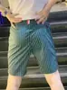 Estilo Americano Retro Verano Nueva Llegada Pantalones Cortos Rayados Hombre 2025 Estilo Coreano Moda Urbana de Calle Secado Rápido Pantalones Casuales Ropa de Hombre