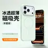 Capa de Silicone Líquido Ultra-Fina Transparente para Celular Iphone17 Sensação de Pele Sucção Magnética Capa Protetora Apple 16Promax
