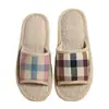 Zapatillas de Lino para el Hogar Estilo Japonés de Primavera y Otoño para Hombre, Cuatro Estaciones, Pareja, Silenciosas para Piso de Madera en Interiores, para Mujer, Desgaste Resistente en Verano