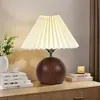 Luminária de Cabeceira Quarto Luz Noturna Retrô Quente e Romântica Decoração de Mesa Atmosfera Sala de Estar Proteção Ocular Estudo Controle Remoto Luminária de Mesa