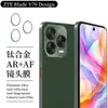 Para ZTE Blade V70 Película de lente de design, moldura de metal, vidro temperado, olho de águia, anel de proteção anti-riscos