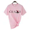 Camiseta de Alta Calidad para Mujer con Estampado de Letras, Top Camisa Casual, Estilo Clásico de Verano, Camiseta de Manga Corta Harajuku Y2K