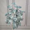 Flores Artificiais Penduradas no Teto com Galhos Altos: Trevo de Quatro Folhas, Orquídea Sentimental, Begônia tipo Neve, Flor de Ylang-Ylang, Flor Ding-Dong, Flor de Plumeria