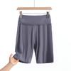 Calças de tubarão de algodão de três bits femininas verão fino exterior desgaste leggings barriga-levantamento quadril segurança anti-luz yoga shorts