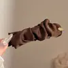 Novo Acessório de Cabelo Presilha Banana com Laço 2026, Estilo Universitário Presilha Mágica para Rabo de Cavalo Alto para Mulheres, Presilha de Garra Exquisita e Sofisticada