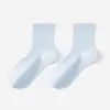 Calcetines de Media Caña Versátiles Largos de Algodón Puro Transpirables Antideslizantes Resistentes al Olor para Mujer Primavera Venta al por Mayor