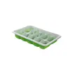 Caja Desechable para Empanadillas Grosor Extra Wonton Congelado Rápido Empanadilla Cocida Caja de Empaque para Llevar Plástico Bandeja Multi-Compartimentos con Tapa Envío Gratis