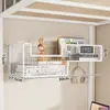 Solução de armazenamento suspensa estilo gancho para montagem na parede! Prateleira de armazenamento para dormitório, cesta suspensa de cabeceira, armazenamento para beliches em dormitórios