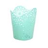 Suministros de oficina de Corea, cesta creativa y bonita para bolígrafos, cesta pequeña para basura de escritorio, cesta de almacenamiento con patrón hueco, contenedor para bolígrafos, venta al por mayor
