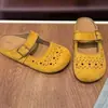 Meias-sandálias Birkenstock vazadas para mulheres, verão 2026, sola macia, respiráveis, não abafam, pés largos, versáteis, sandálias para uso externo
