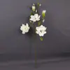 Flores de magnolia blanca indonesia artificiales de múltiples cabezas, hechas de material PU, para decoración del hogar y de bodas, venta al por mayor de fabricante de hoteles, flores artificiales para sala de estar