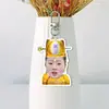 Llavero Acrílico Doble Cara con Fondo Blanco Puro para Decoración de Mochila, Similar a Artículos Tendencia de Tiktok