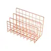 Estantería de Tres Rejillas de Metal Hierro Estilo Nórdico Estante de Almacenamiento Simple de Hierro para Escritorio de Oficina en Casa