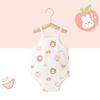 Bebê Sling Bag Fart Clothes Summer Thin Baby Jumpsuit Pure Cotton Summer Triangle Chapéus Climbing Clothes Roupas sem mangas para homens e mulheres