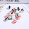 Cuentas de resina coloridas de alta gama con patrón de campana, hebilla de cordón antideslizante para cinturas, sudaderas, cordones elásticos y accesorios