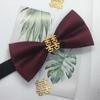 Pajarita de boda estilo chino para padrino de boda, vestido formal para hombre, novio, boda, vino tinto, lazo estilo británico coreano.