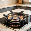 Soporte para estufa de gas, accesorio universal de cocina, soporte para wok de gas, olla pequeña, soporte para olla de leche, soporte para olla antideslizante de seis puntas