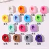 Contas alfabeto inglês Macaron dopamina contas feitas à mão furo reto contas soltas contas para corrente de celular material para contas de pendurar em bolsa