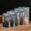 Bolsa transparente de sellado de ocho lados con película de aluminio Yin y Yang de fábrica, bolsa de embalaje para frutas secas, frutos secos, té perfumado, bolsa de almacenamiento de granos, venta al por mayor