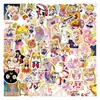 110 Pegatinas de Graffiti Clásicas de Anime Sailor Moon para Maletas Tazas de Agua Venta al por Mayor