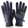Guantes cálidos de invierno para exteriores, impermeables, con cremallera y pantalla táctil, para hombres y mujeres, para deportes de equitación, resistentes al desgaste, de terciopelo, para esquí y abrigados.
