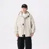 Jaqueta corta-vento masculina para atividades ao ar livre, roupa de primavera e outono para meninos, blusa corta-vento para jovens, jaqueta de primavera masculina