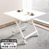 Mesa dobrável Mesa de jantar Mesa quadrada Mesa doméstica simples 1 m Mesa de jantar 90cm Mesa dobrável ao ar livre e cadeira para apartamento pequeno