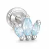 Nuevo ear cuff en forma de corazón con incrustaciones de diamantes de Amazon, acero inoxidable, versátil, único y elegante joyería de pendientes de mariposa para mujer