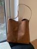 Bolso Retro Sencillo para Mujer 2025 Nuevo Bolso de Hombro Versátil para el Trabajo Bolso Tote de Alta Gama de Gran Capacidad