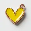 Transfronterizo GA-1 Forma de Corazón Nota Musical DIY Accesorios de Joyería Hechos a Mano Aleación Esmalte Colgante Pendientes y Accesorios