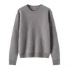 Nuevo Suéter de Cachemira para Mujer Otoño e Invierno, Suéter Base Jacquard de Cuello Redondo, Suave y Cómodo, Cálido, Lujo Ligero, Tejido Elegante