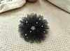 Flores de Organza con Perlas Hechas a Mano, Estilo de Hada y Hermosas, Pinzas para el Cabello Versátiles de Bricolaje, Accesorios para el Cabello, Accesorios para Ropa