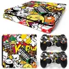 Console de Jogo Ps4 Slim Adesivo de Corpo Inteiro Skin Adesivo Bomb Skin Filme Colorido de Corpo Inteiro